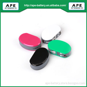 2014 Newest Design Built-in output cable mobile power 2600mAh